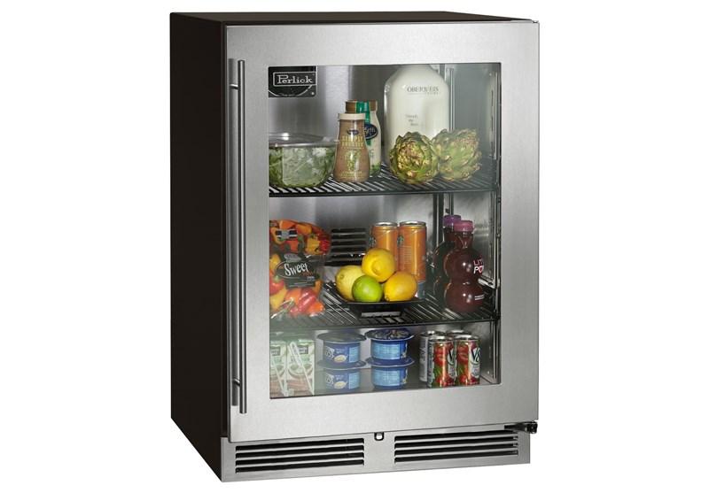 Perlick HC24RB46DL 24" C-Series Indoor Refrigerator Drawers, Fully Integrated Panel-Ready, With Lock