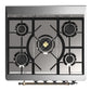 Ilve UM30NR3MGBLP Ilve Um30Nr3Mgblp Majestic Iii 30 Inch Dual Fuel Range With 5 Black Brass Burners, Dual Function Burner Up To 25,000 Btu (Liquid Propane, Triple Glass Door, Graphite Matte, Burnished)