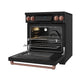 Thor Kitchen RSI30BRSG 30 Inch Professional Induction Range With Tilt Panel Touch Control In Black And Rose Gold Gordon Ramsay Series