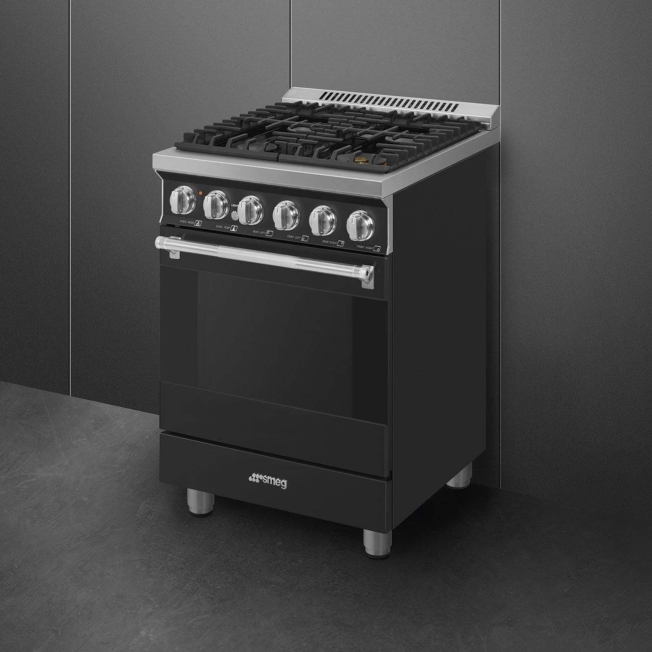 Smeg SPR24UGGAN 24" Free-Standing Gas Range - Thumbnail 3
