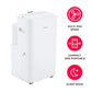 Frigidaire FHPC142AA1 3-In-1 Connected Portable Room Air Conditioner 14,000 Btu (Ashrae) / 10,000 Btu (Doe)