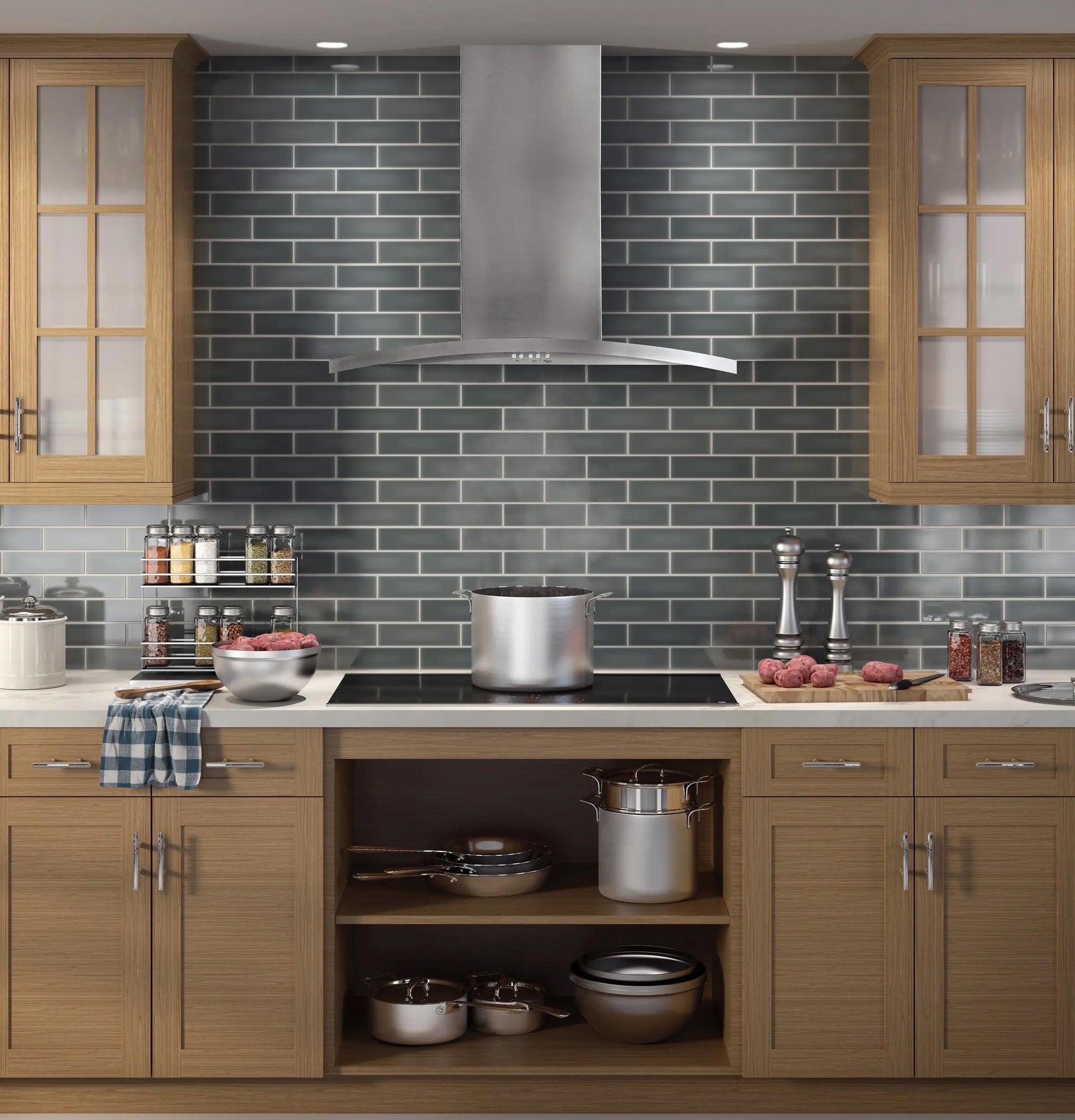 Haier UVW7361SWSS 36" Wall-Mount Chimney Hood