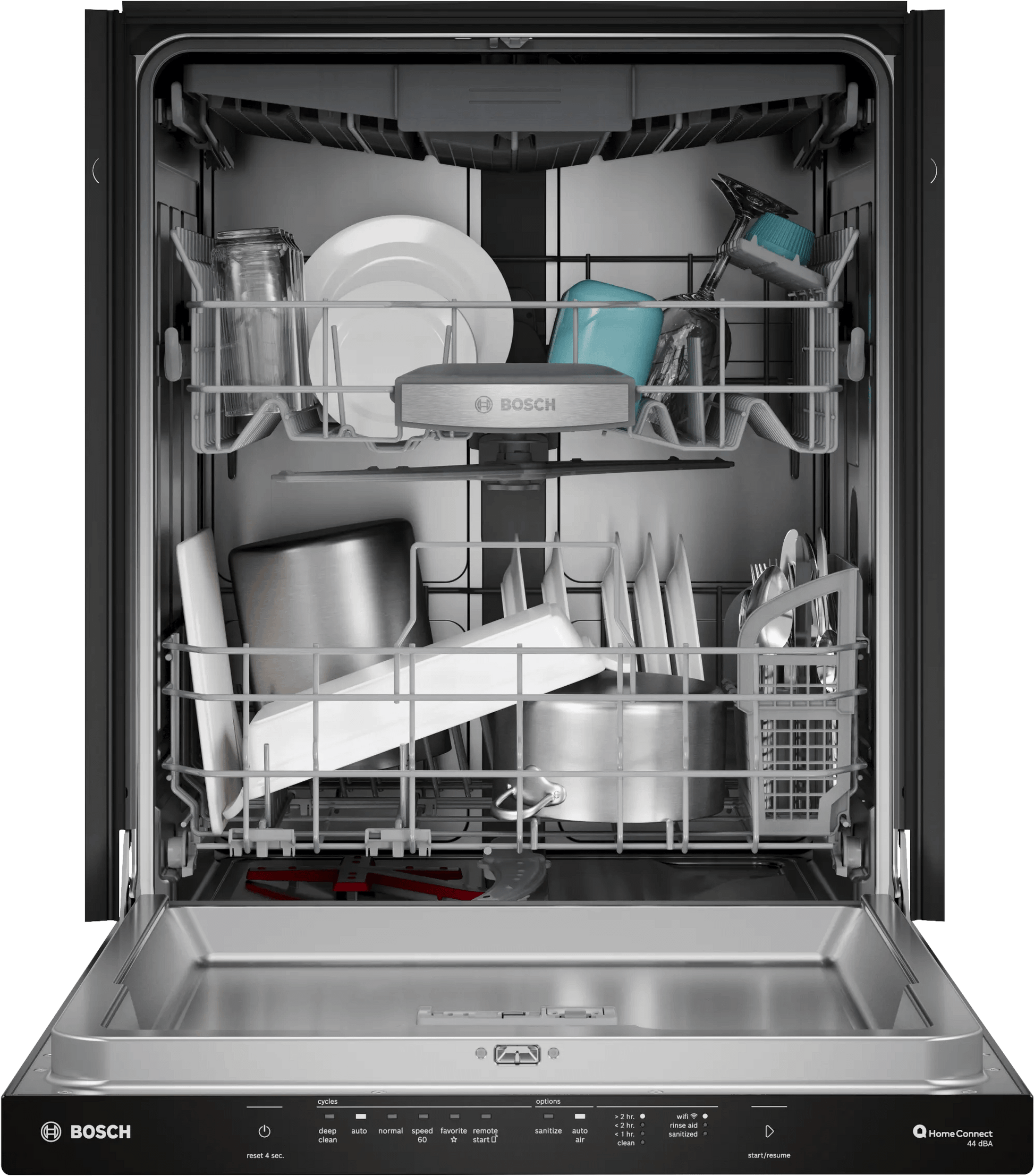 Bosch SHP65DM6N 500 Series, Built-Under Dishwasher, 24'', Black