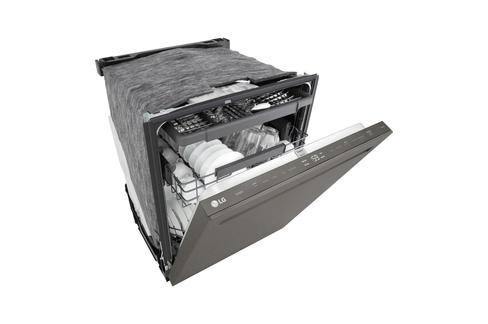 Lg LDNPM545D Smart Flushfit™ Top Control Dishwasher With 1-Hour Wash & Dry, Quadwash® Pro, And Dynamic Heat Dry™ W/Autovent Dry™