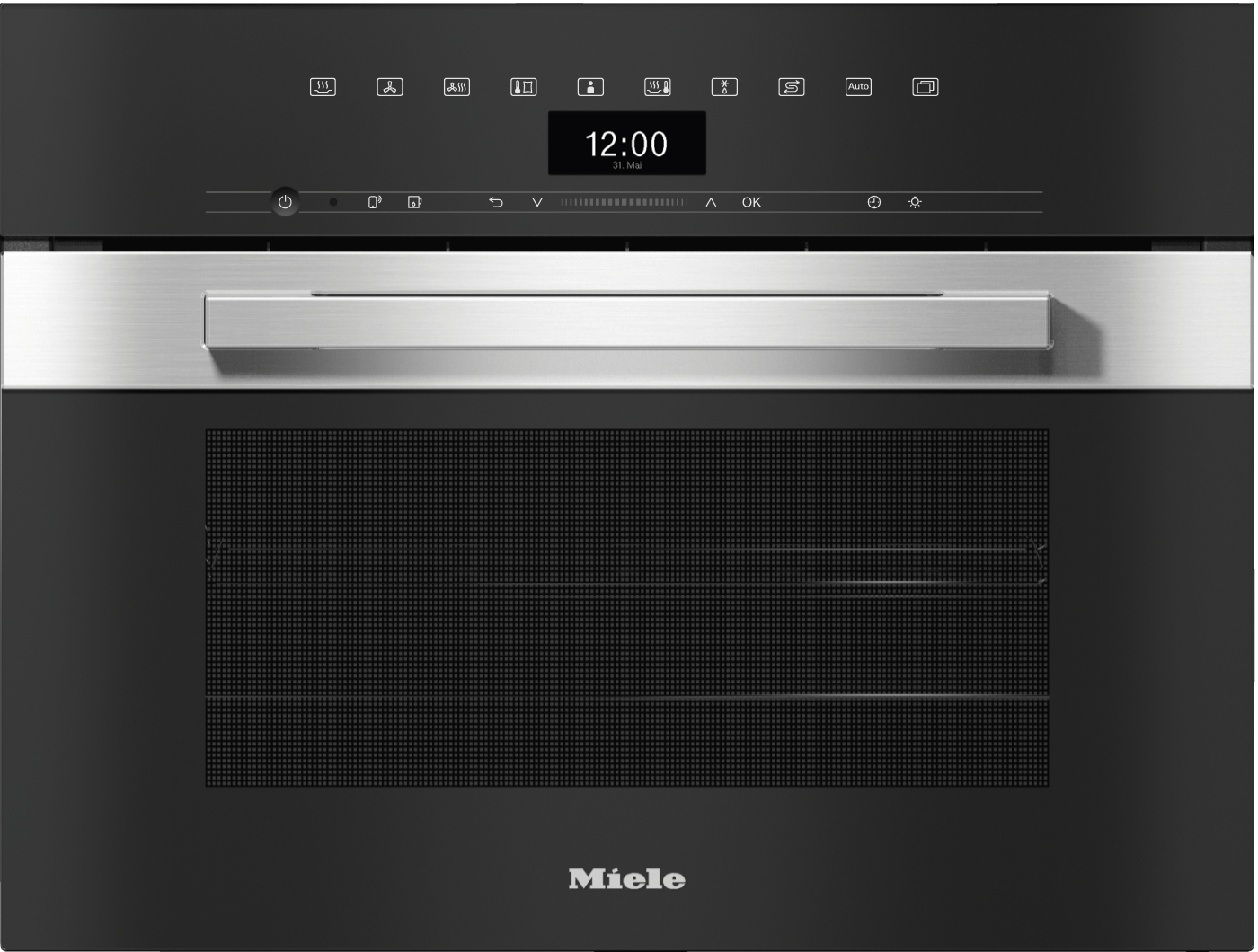 Miele DGC7440CTS Dgc 7440 Am - 24" Compact Combi-Steam Oven Xl For Steam Cooking, Baking, Roasting With Networking + Brilliantlight.