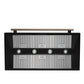 Forno FRHWM509548BLK Forno Aria 48 Inch Wall-Mounted Range Hood In Black