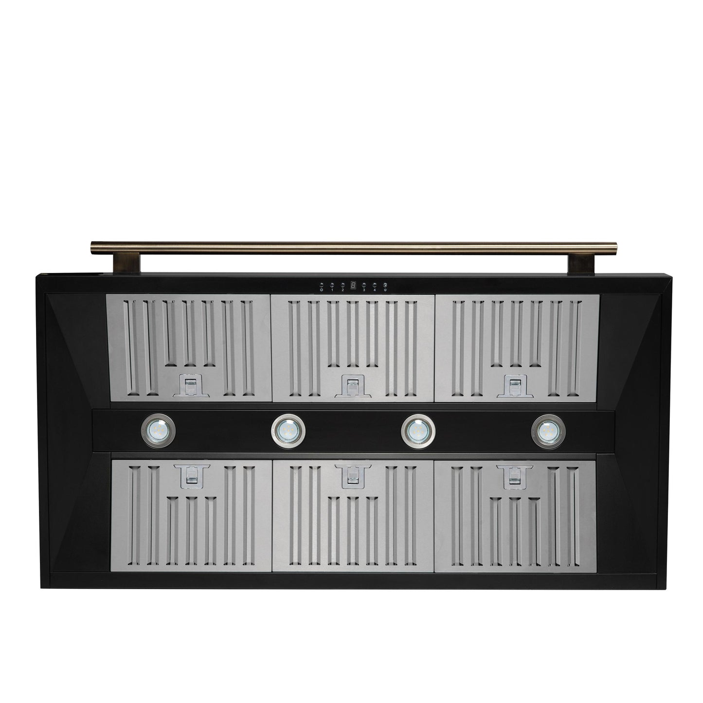 Forno FRHWM509548BLK Forno Aria 48 Inch Wall-Mounted Range Hood In Black