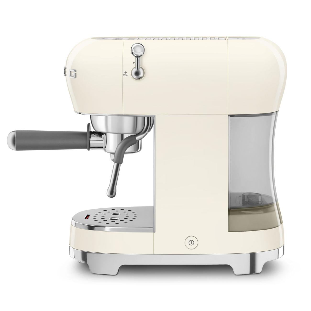 Smeg ECF02CRUS Espresso Coffee Machine Cream Ecf02Crus
