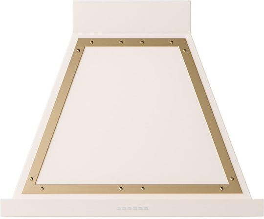 Ilve UANB30AWG Ilve Uanb30Awg Nostalgie 30" Hood In Antique White With Brass Trim