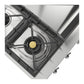 Ilve UHCP36FNSSCLP Ilve Uhcp36Fnssclp Nostalgie Ii 36 Inch Built-In Gas Rangetop With 6 Burners And Griddle, In Stainless Steel (Liquid Propane, Chrome)