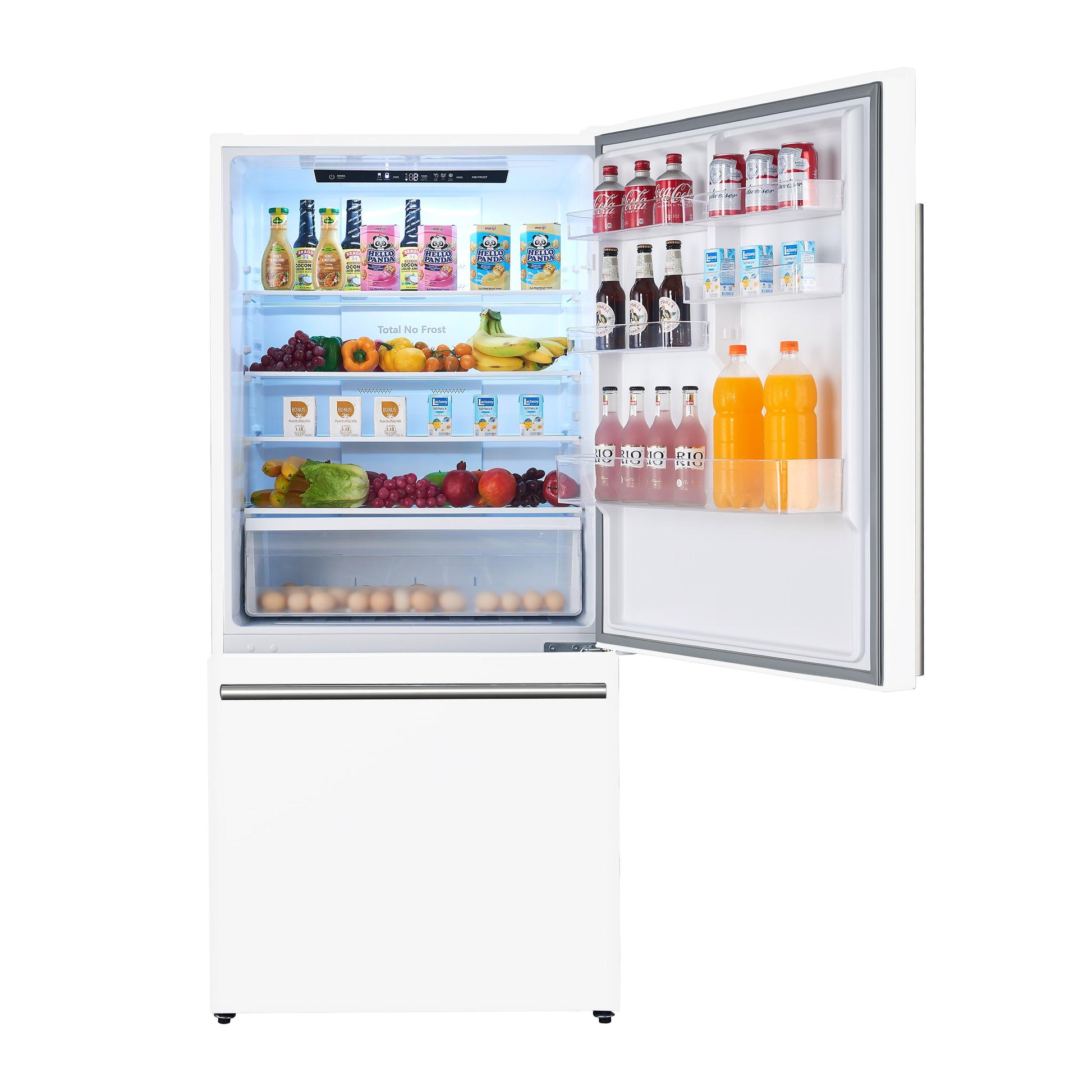 Forno FFFFD178531WHT Forno Milano Espresso 31-Inch Bottom Freezer Refrigerator, White, 17.2 Cu.Ft Capacity, Energy Efficient