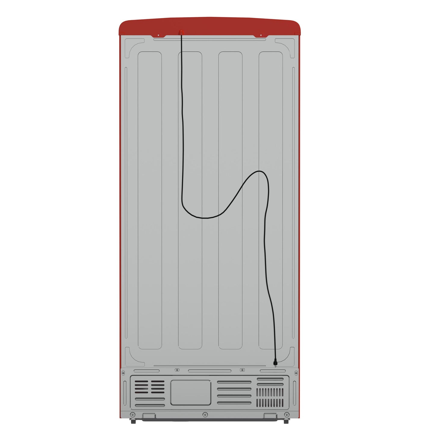 Forno FFFFD179133RED Forno Luigi 33-Inch French Door Refrigerator, 18 Cu.Ft, Red Finish, Handle-Free Design, Energy Star Certified