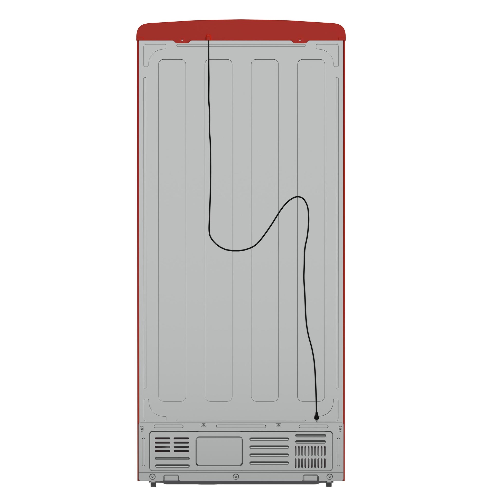 Forno FFFFD179133RED Forno Luigi 33-Inch French Door Refrigerator, 18 Cu.Ft, Red Finish, Handle-Free Design, Energy Star Certified