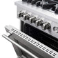 Forno FFSGS627430 Forno Giovanni 30-Inch Gas Range Stainless Steel, 5 Burners 67,000 Btu, 4.32 Cu.Ft. Convection Oven