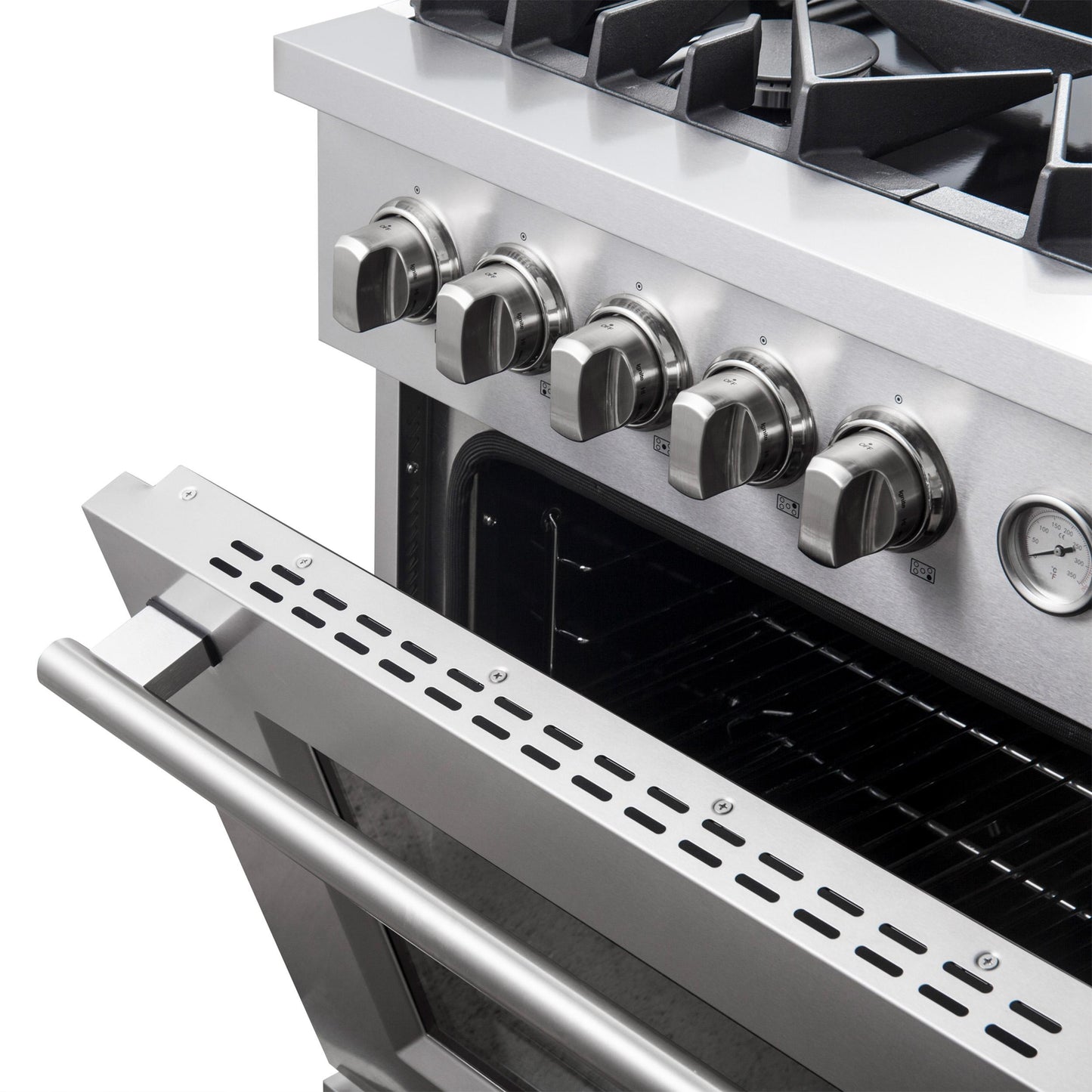 Forno FFSGS627430 Forno Giovanni 30-Inch Gas Range Stainless Steel, 5 Burners 67,000 Btu, 4.32 Cu.Ft. Convection Oven
