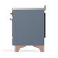 Ilve UMIB48QNR3BGP Ilve Umib48Qnr3Bgp Majestic Iii 48 Inch Induction Range With 6 Elements, 5.02 Cu. Ft. Total Oven Capacity (Solid Door, Blue Grey, Copper)