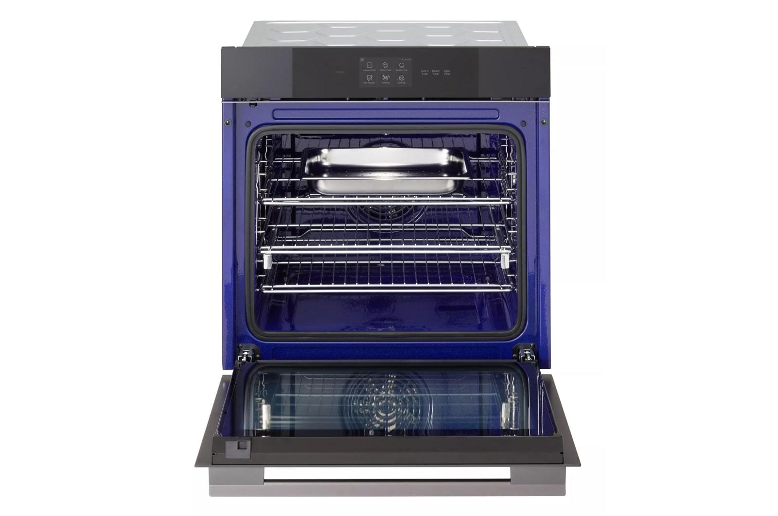 Lg WSED3067M 3.0 Cu. Ft. Smart Compact Wall Oven With Instaview®, True Convection, Air Fry And Steam Baking