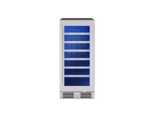 Zephyr PRW15C01CG 15" Single Zone Wine Cooler