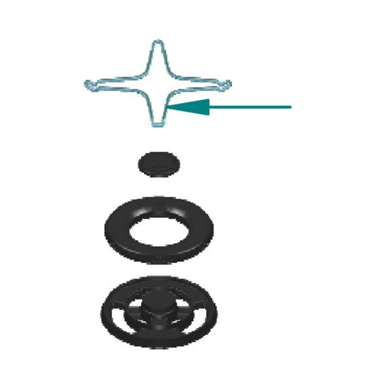 Ilve EA6051001000000 Ilve Parts Ea6051001000000 Ring Adapter Grill (A/092/52)