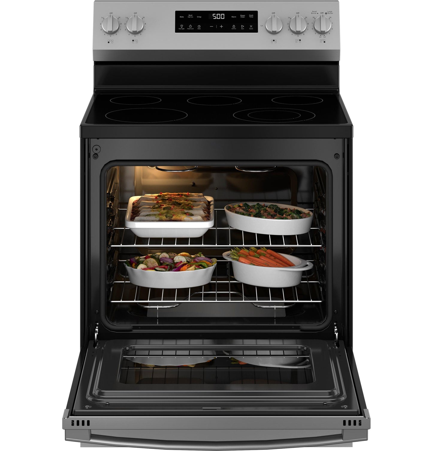 Ge Appliances GRF500SVSS Ge® Energy Star® 30" Free-Standing Electric Range With Crisp Mode