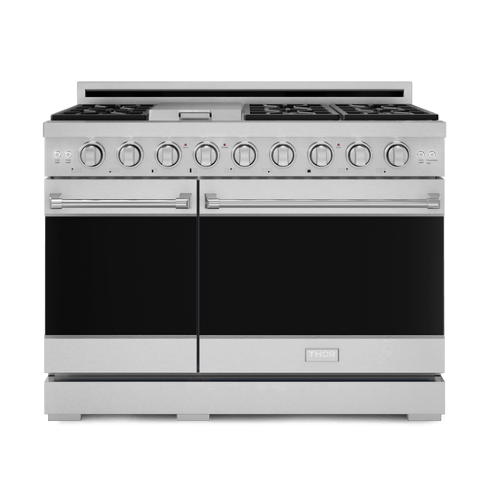 Thor Kitchen RSG48ELP 48 Inch Professional Lp Range With Pro-Style Knobs In Stainless Steel Gordon Ramsay Series - Rsg48Elp