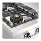 Ilve UHCP36FNSSCLP Ilve Uhcp36Fnssclp Nostalgie Ii 36 Inch Built-In Gas Rangetop With 6 Burners And Griddle, In Stainless Steel (Liquid Propane, Chrome)