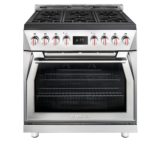 Forzacucina FR366DF 36" Professional Dual Fuel Range
