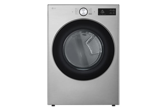 Lg DLGX5801V 7.4 Cu. Ft. Ultra Large Capacity Smart Front Load Dryer With Turbosteam®, Built-In Intelligence And Hybrid Electronic Controls With Lcd Display