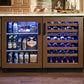 True Caliber TWC24LSGC 24 Inch Undercounter Wine Cabinet - Zone: Single, Door: Stainless Glass - Stainless Steel Finish, Stainless Steel Hardware, Left Hinge