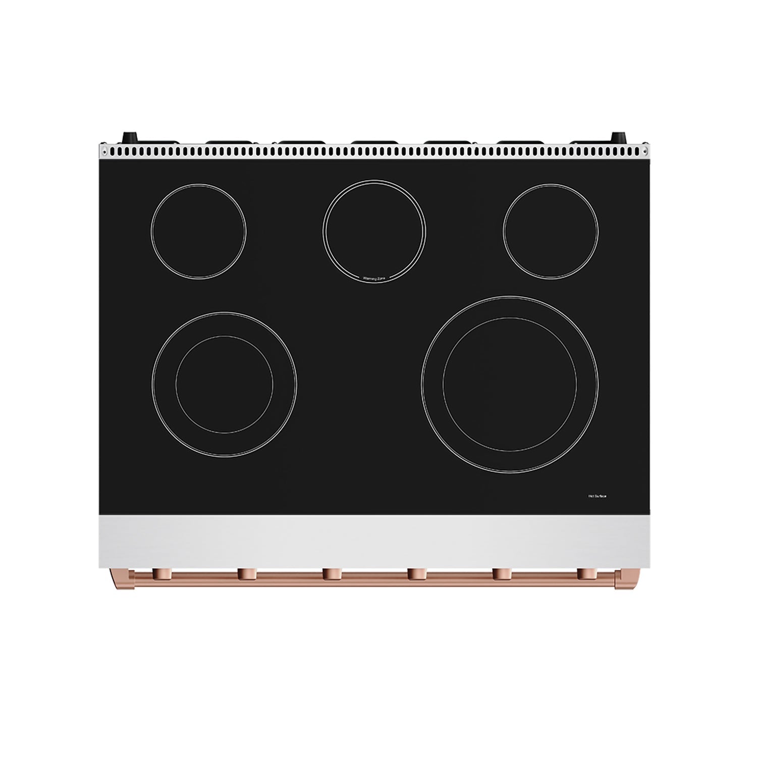 Thor Kitchen RSE36PRSG 36 Inch Professional Electric Range In Stainless Steel/Rose Gold Gordon Ramsay Series