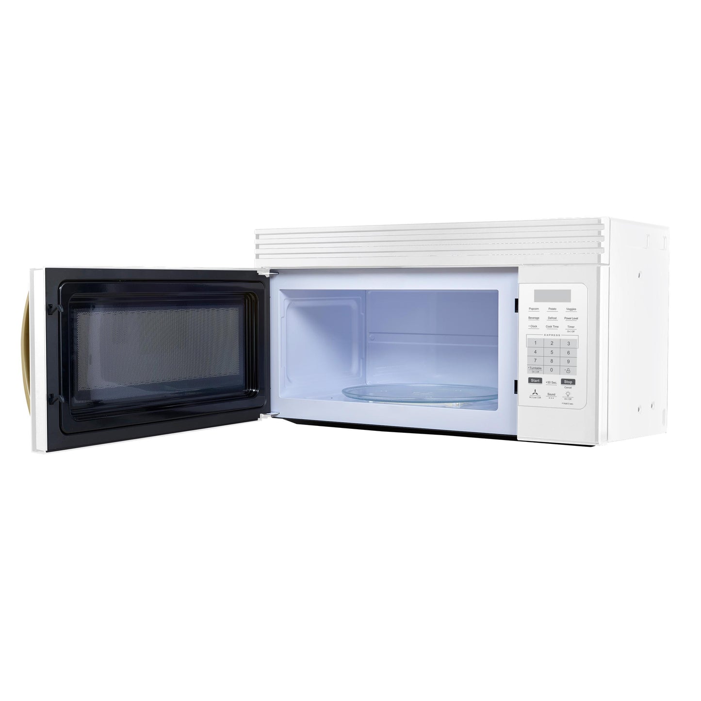 Forno FOTR300730WHT Forno Scalo 30-Inch Over The Range Microwave, White - 1.6 Cu.Ft, 300 Cfm Vent, Touch Control, Led Light