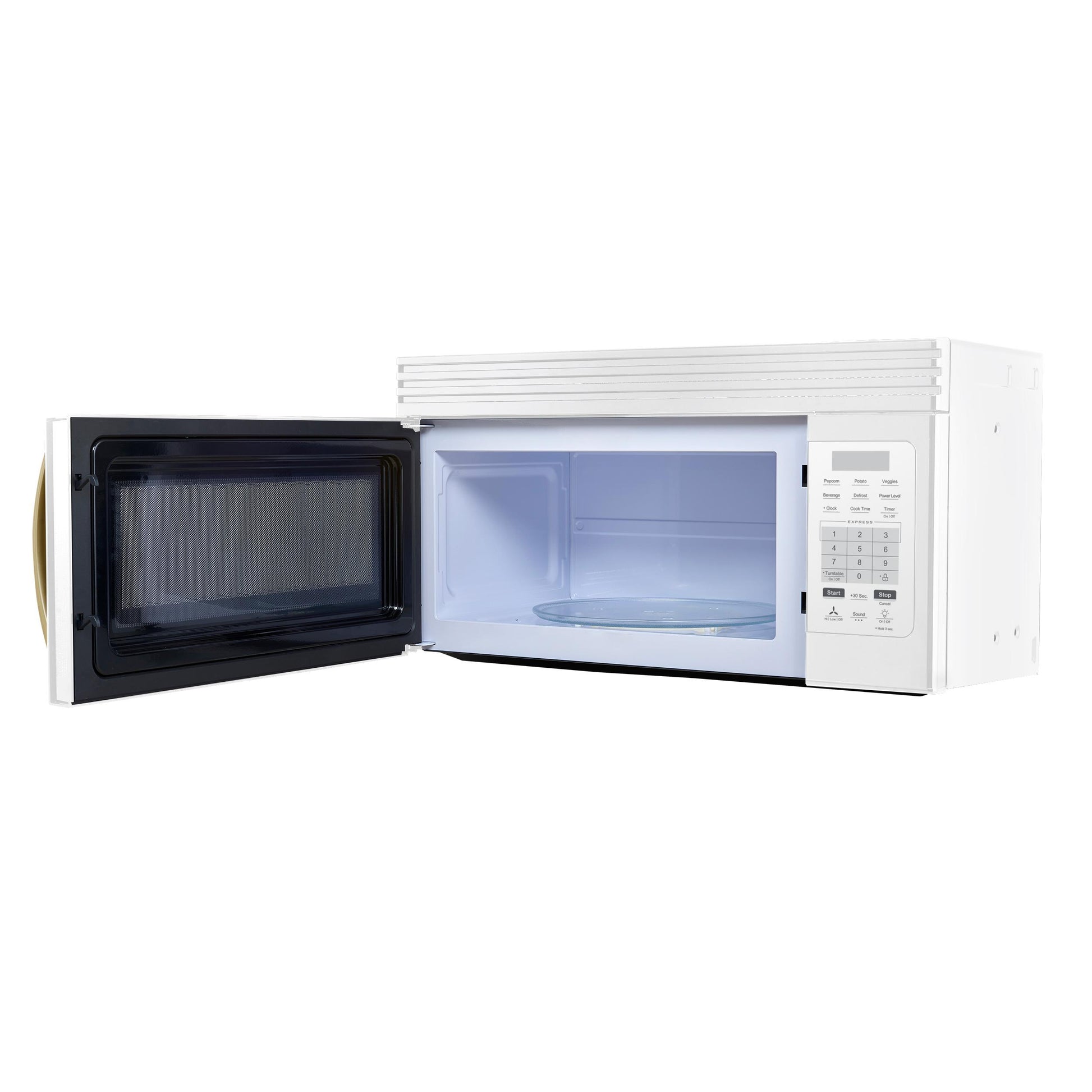 Forno FOTR300730WHT Forno Scalo 30-Inch Over The Range Microwave, White - 1.6 Cu.Ft, 300 Cfm Vent, Touch Control, Led Light
