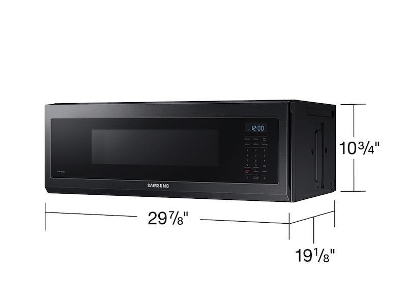 Samsung ME11F7510MT 1.1 Cu. Ft. Smart Slim Over-The-Range Microwave With 400 Cfm Ventilation In Matte Black Steel