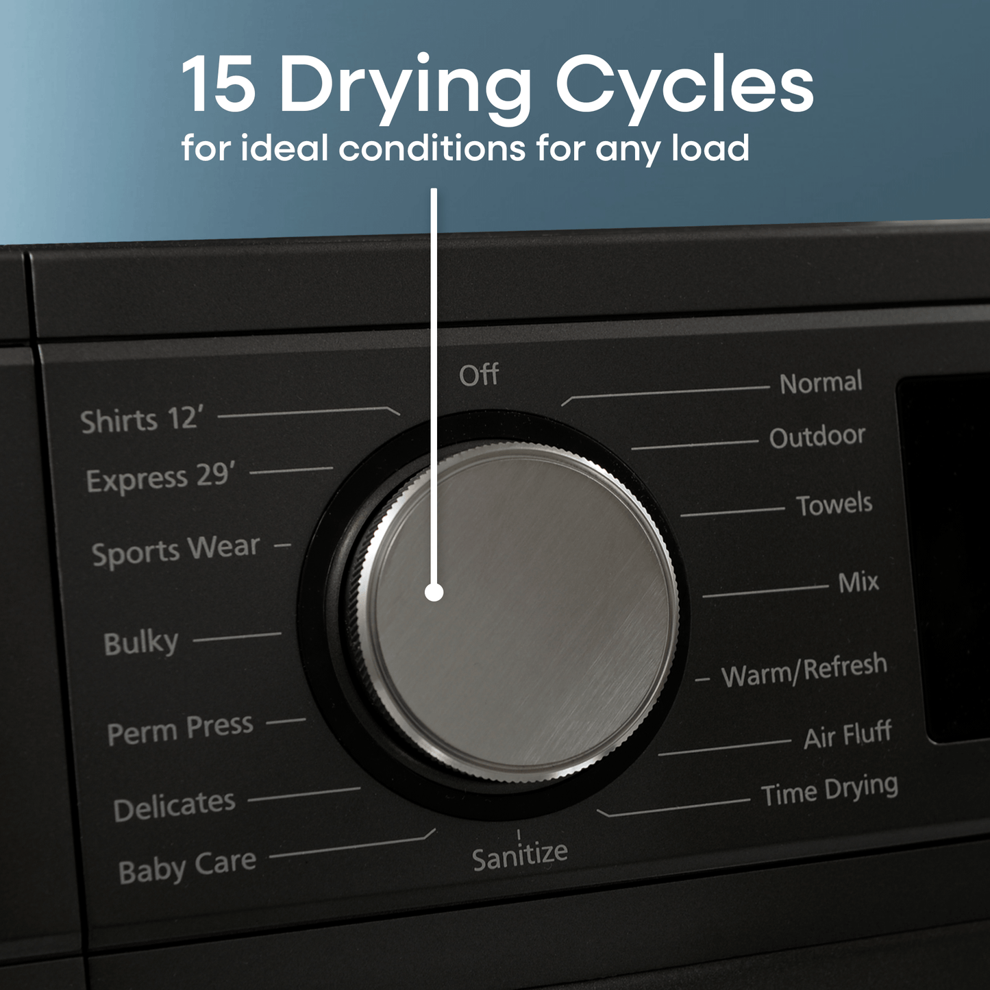 Element Appliance ECD4224EGG Element 4.0 Cu. Ft. Front Load Electric Dryer - Gray, Energy Star (Ecd4224Egg)