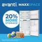 Avanti AVFF21DLJM0SS Avanti Maxxspace Insulation™ Technology Garage-Ready Frost-Free Ice Maker-Ready Refrigerator, 21 Cu. Ft., Energy Star, Stainless Steel Look (Avff21Dljm0Ss)