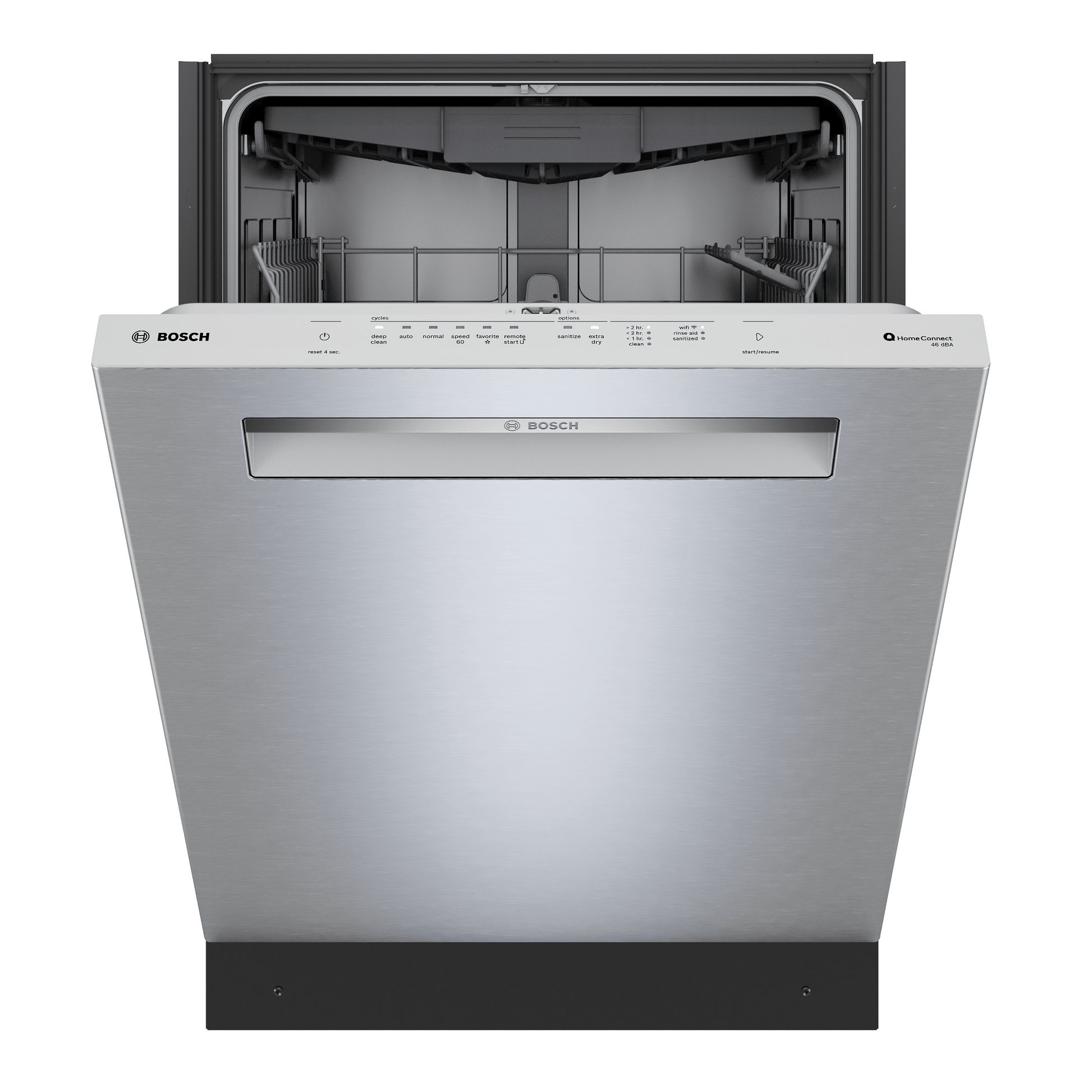 Bosch SHP53EM5N 300 Series, Built-Under Dishwasher, 24'', Brushed Steel Anti-Fingerprint