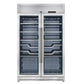 Forno FWCDR661148S Forno Abruzzo 48-Inch Dual Zone Wine Cellar, 102 Bottles, 24 Cu. Ft., Clear Acrylic Holders & Stainless Trim Shelves