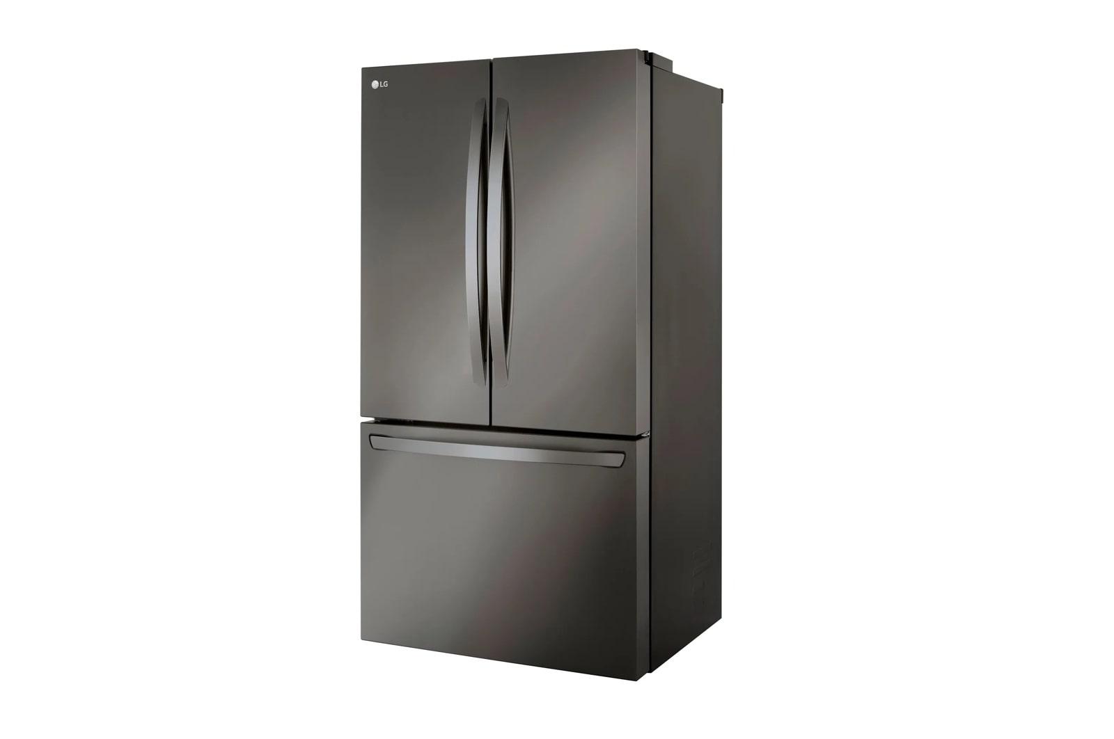 Lg LRFLC2706D 36" Wide, 27 Cu Ft. 3 Door French Door, C/Depth Refrigerator With Internal Water Dispenser, Printproof Black Stainless Steel