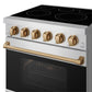 Thor Kitchen RSE30PBRZ 30 Inch Professional Electric Range With Precision Knob Control In Stainless Steel And Bronze Gordon Ramsay Series