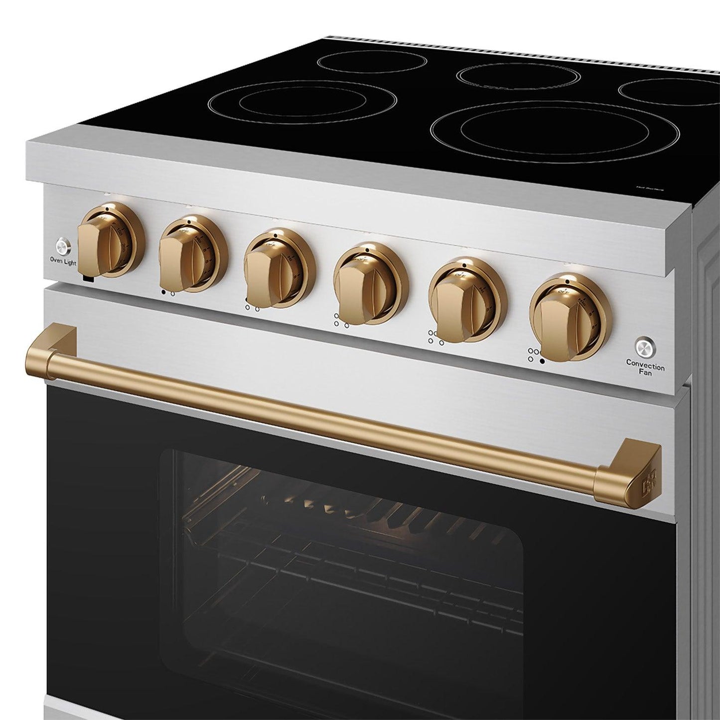 Thor Kitchen RSG30PBRZ 30 Inch Professional Gas With Precision Knob Control In Stainless Steel/Bronze