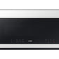 Samsung ME21DB630012 Bespoke 2.1 Cu. Ft. Over-The-Range Microwave With Wi-Fi In White Glass
