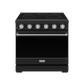 Thor Kitchen RSE36PBSS 36 Inch Professional Electric Range In Black/Stainless Steel Gordon Ramsay Series