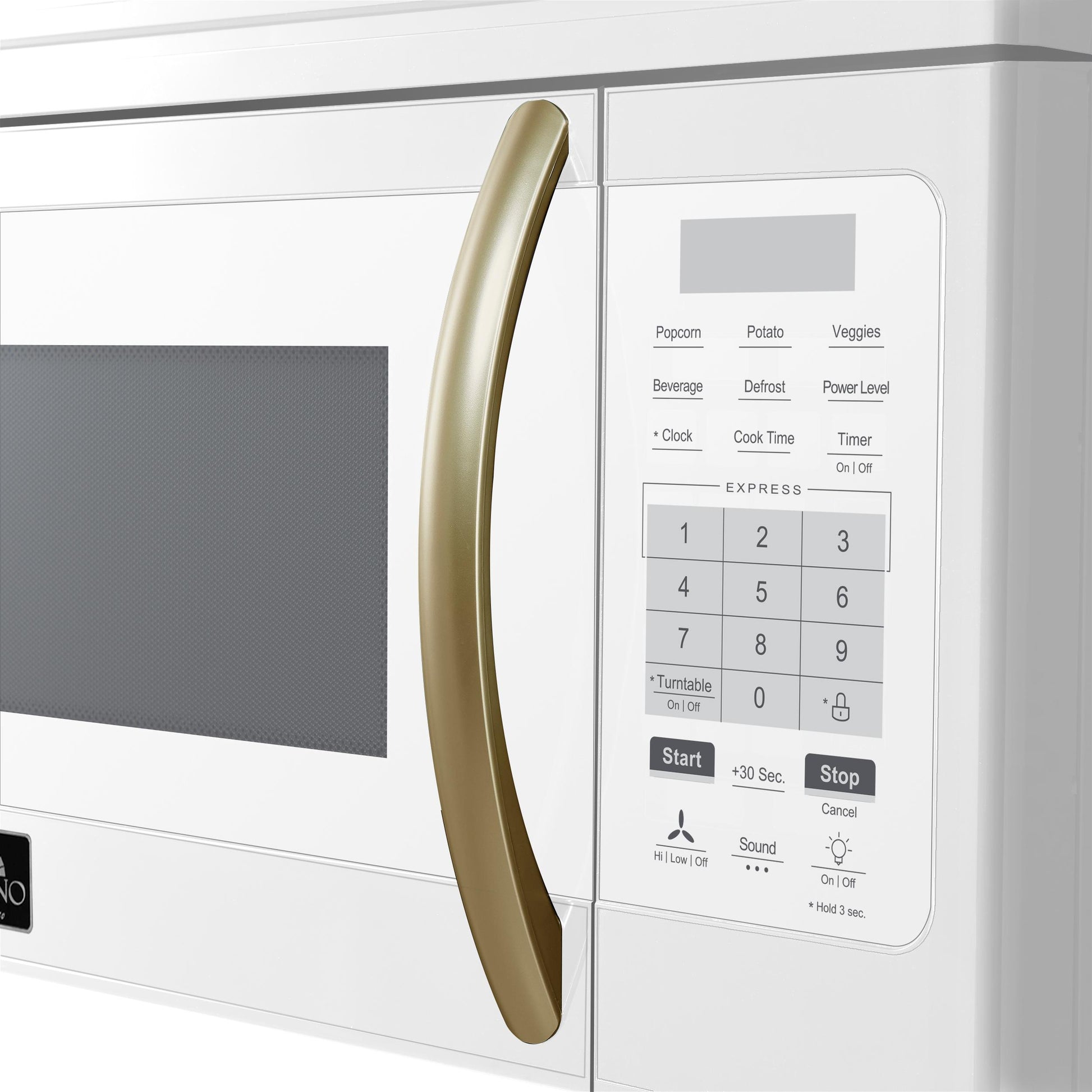Forno FOTR300730WHT Forno Scalo 30-Inch Over The Range Microwave, White - 1.6 Cu.Ft, 300 Cfm Vent, Touch Control, Led Light