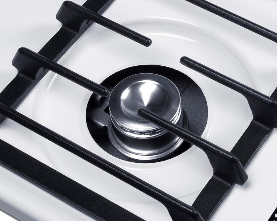 Summit WNL03IP 24" Wide 4-Burner Gas Cooktop, Battery Start Ignition
