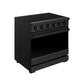 Thor Kitchen RSE36PB 36 Inch Professional Electric Range In Black Gordon Ramsay Series