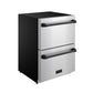Thor Kitchen RZ24UBLK 24 Inch Undercounter Built-In / Freestanding Drawer Freezer - Stainless Steel/Black Gordon Ramsay Series