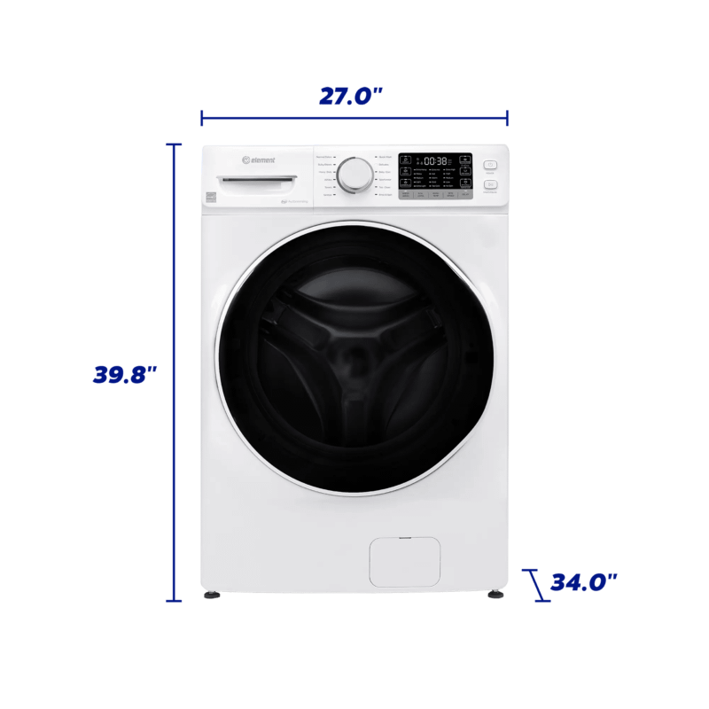 Element Appliance EFL4527BW Element 4.5 Cu. Ft. Front Load Washer - White (Efl4527Bw)