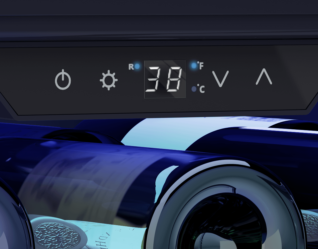 Zephyr BBV15C01AG Brisas Bev Cooler, 15In Uc, Ss+Gls, Rvs, 1Z