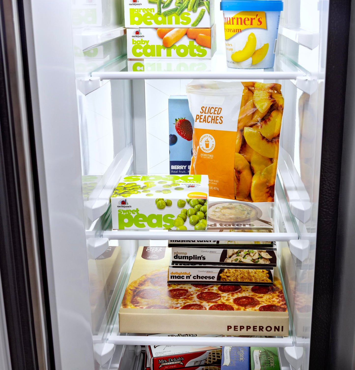 Ge Appliances GSS28PYYFS Ge® 27.7 Cu. Ft. Side-By-Side Refrigerator With Led Light Walls And Extra Tall Dispenser