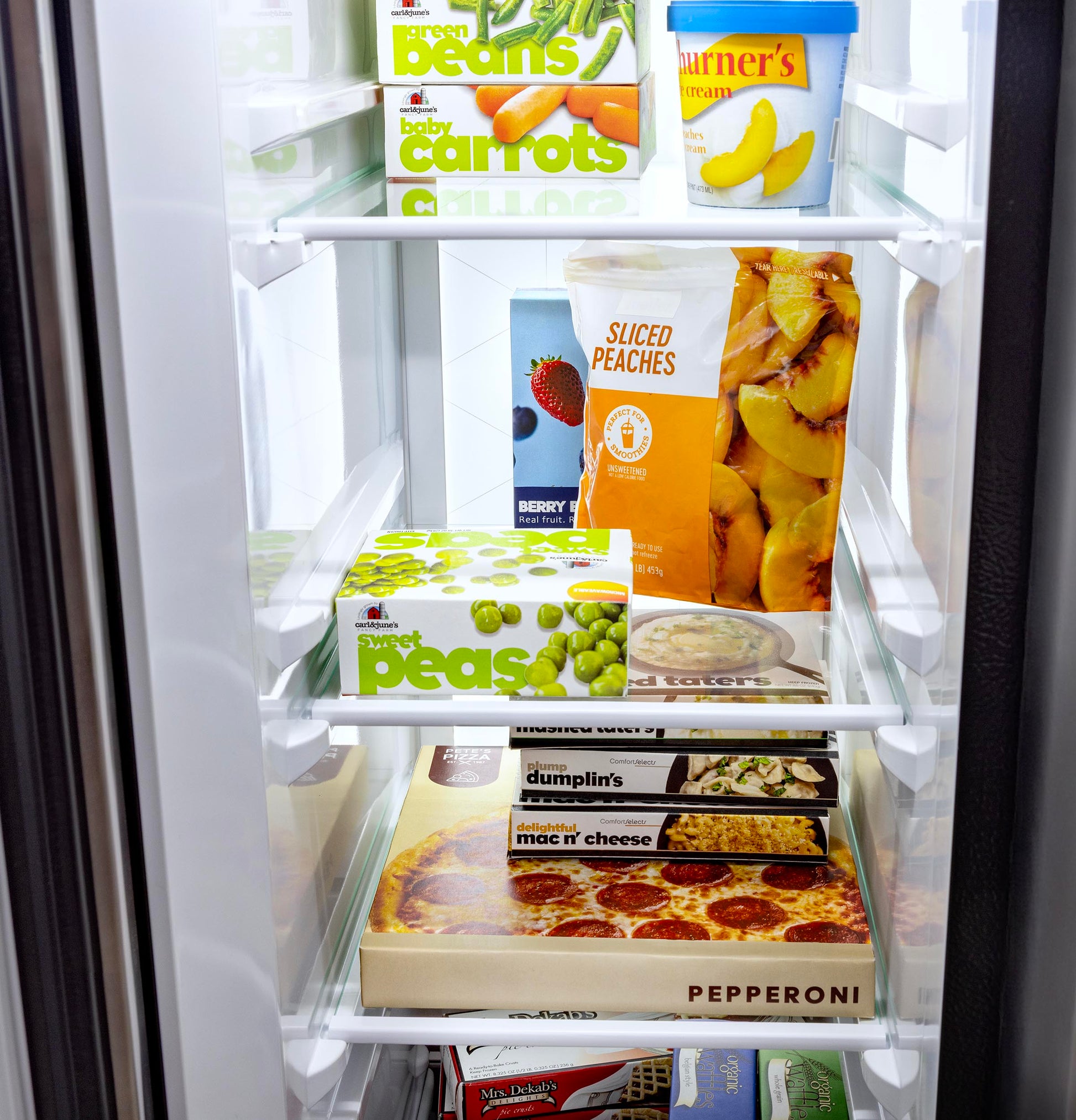 Ge Appliances GSS28PYYFS Ge® 27.7 Cu. Ft. Side-By-Side Refrigerator With Led Light Walls And Extra Tall Dispenser